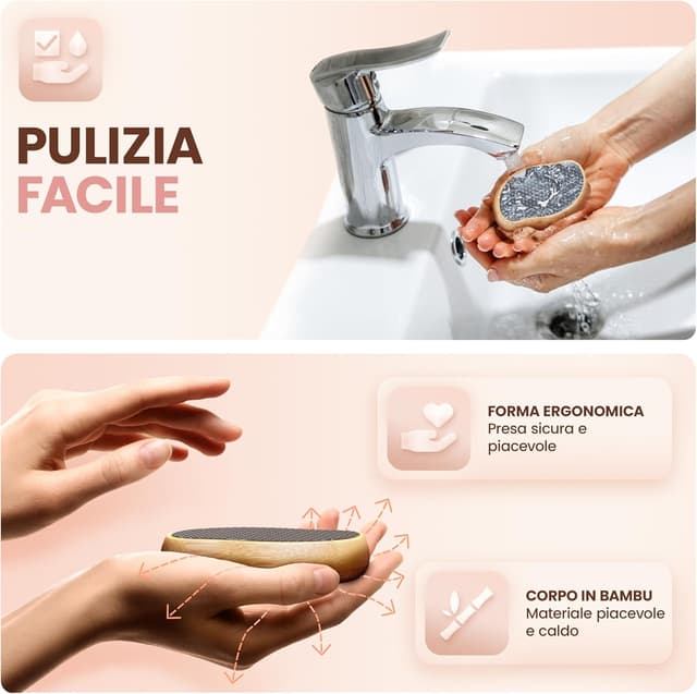 Thumbnail 4 de BAMBUA Raspa Piedi Professionale 🦶