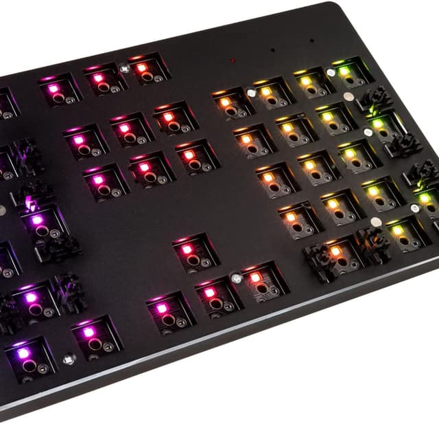 Thumbnail 6 de GLORIOUS Gaming GMMK Full Size 100% Barebones (cadre uniquement) — clavier mécanique hot-swap RGB par touche en ISO international/Europe, noir