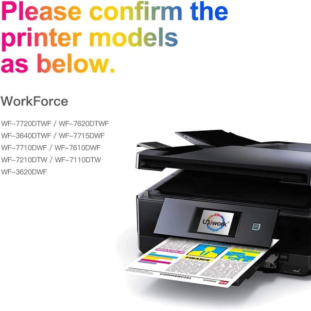 Detalle 2 de Uniwork 27 XL Kompatible Tintenpatronen 8er-Pack 🖨