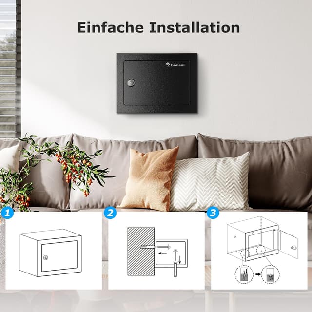 Thumbnail 4 de Bonsaii Tresor mit Schlüssel 6,6 L