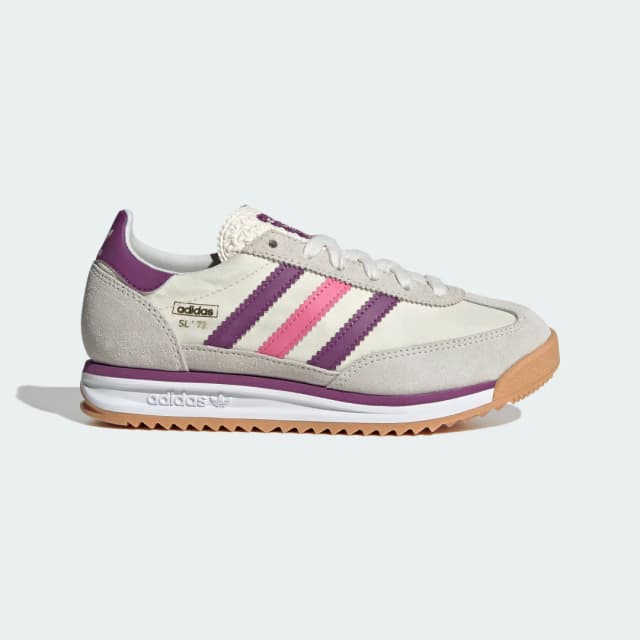 Detalle de adidas Zapatilla SL 72 RS para adolescentes en blanco
