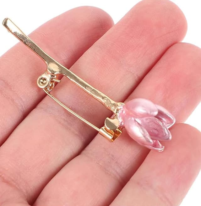 Thumbnail 5 de Frauen Lotus-Seerose Brosche 2er Set