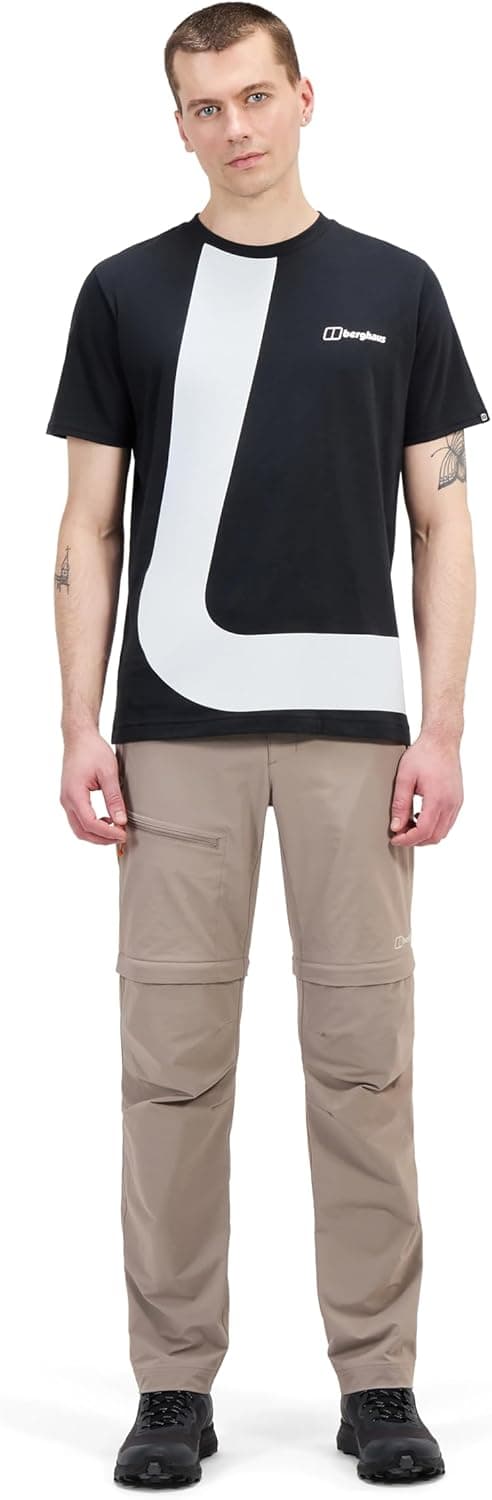 Detalle 2 de Berghaus Men’s Travlek T-Shirt (100% cotton) – modern looser fit