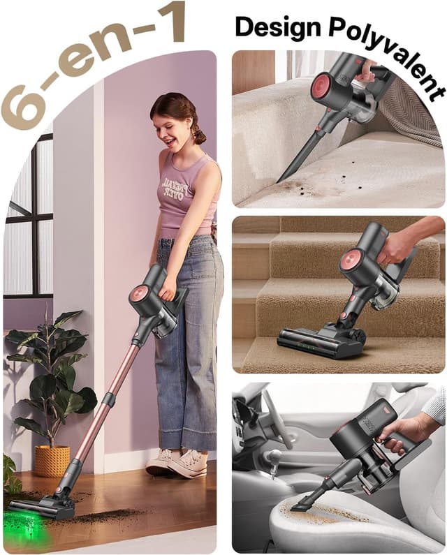 Detalle de Vexilar V10Pro aspirateur balai sans fil 450W