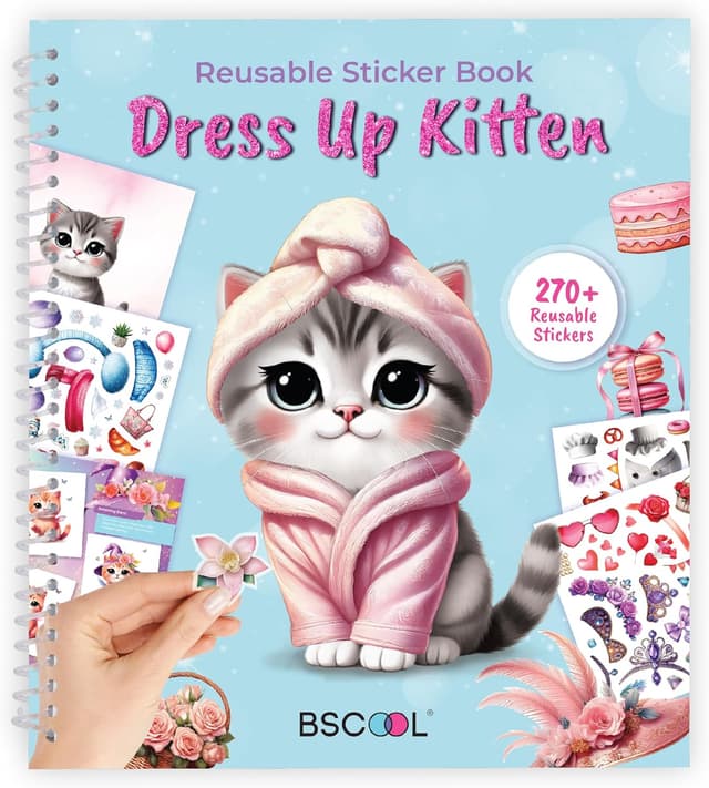 Detalle de BSCOOL Sticker Dress Up Kitten 270+ stickers