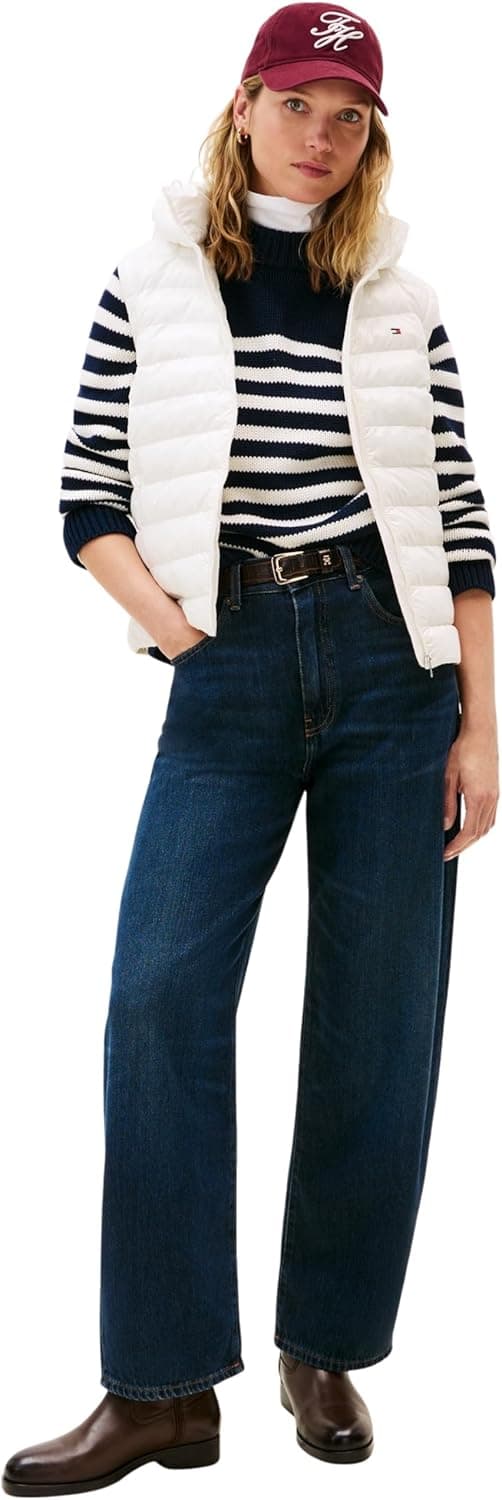 Detalle 2 de Tommy Hilfiger Women’s Slim Padded Gilet with Hood