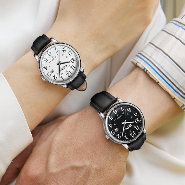 Thumbnail 6 de HANPOSH Herren Armbanduhr Analog Quarz, wasserdicht