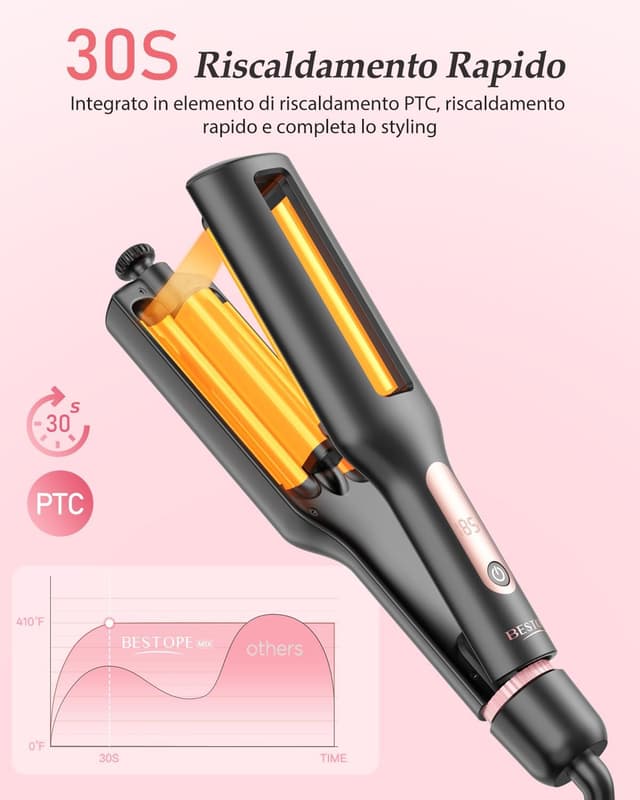 Thumbnail 5 de Piastra Onde 4 in 1 22/25/32/38mm 💇♀