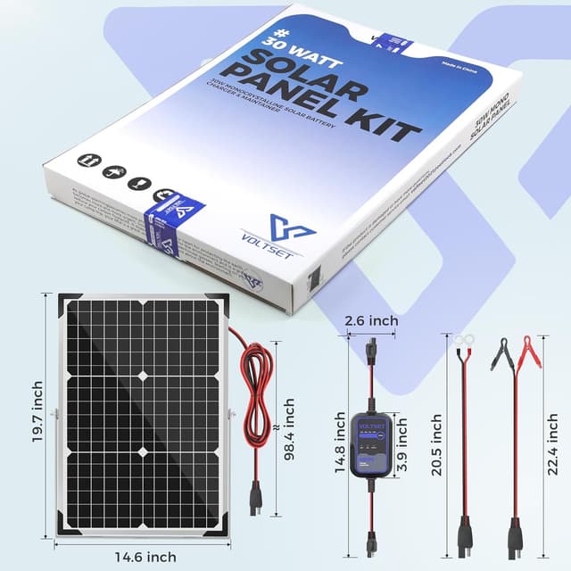 Thumbnail 5 de Voltset 30W 12V Solar Panel Kit
