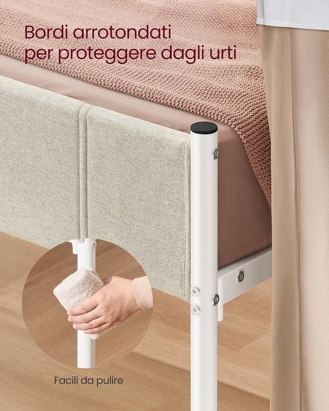 Thumbnail 4 de VASAGLE RMB975LH01 Struttura Letto Matrimoniale 160x200