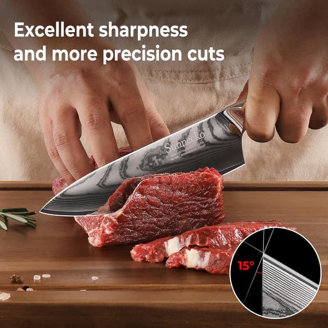 Thumbnail 2 de Sunnecko Damastmesser Set 5-teilig