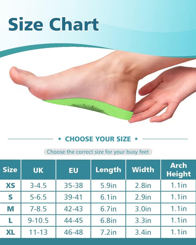 Thumbnail 5 de QBK Arch Support 35 mm Insoles 👣