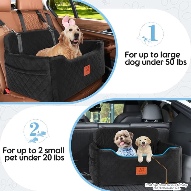 Detalle 2 de Dog Car Seat 50 lb capacity for travel