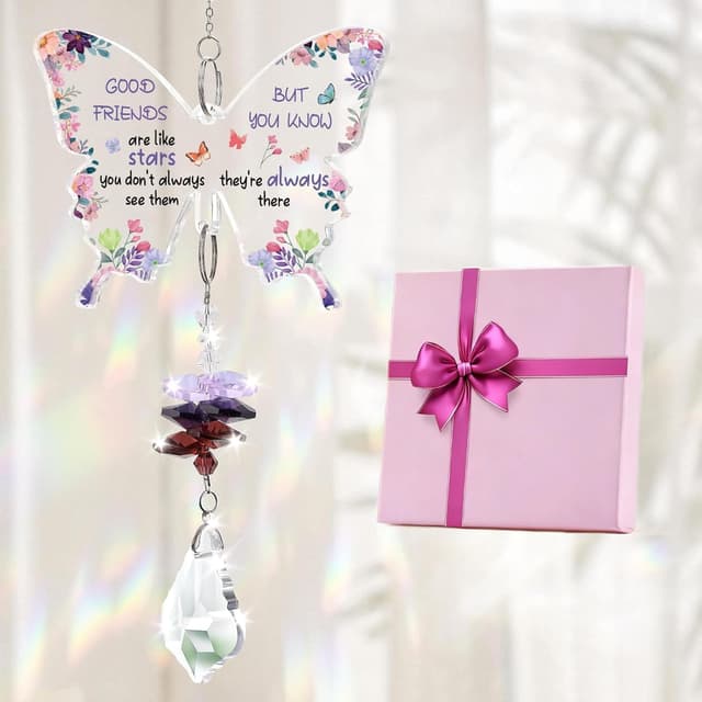 Detalle de KAAYEE Friendship Crystal Suncatcher