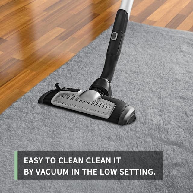 Detalle de Sour Lemon Rugs Grey 275x370cm shaggy rug