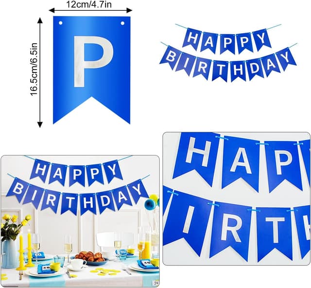 Thumbnail 2 de Luftballons 70. Geburtstag Blau Set