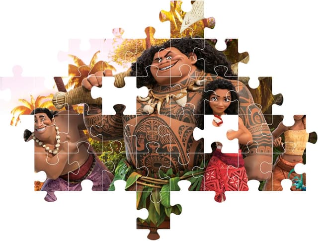 Detalle de Clementoni Disney Vaiana 2 Kinder-Puzzle mit 104 Teilen (ab 6 Jahren) – 37,9 × 26,9 cm, Geschicklichkeitsspiel 25787