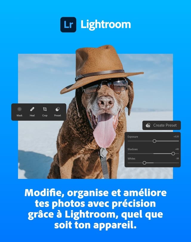 Detalle 1 de Adobe Creative Cloud Pro 1 an pour étudiants