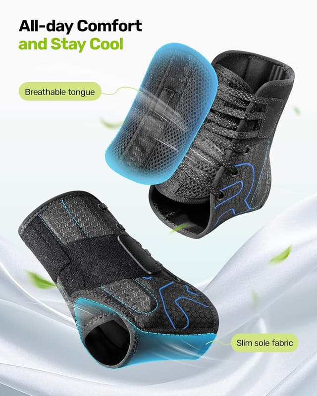 Detalle 2 de Rakiie Knöchelstütze mit 2 Metallstäben M