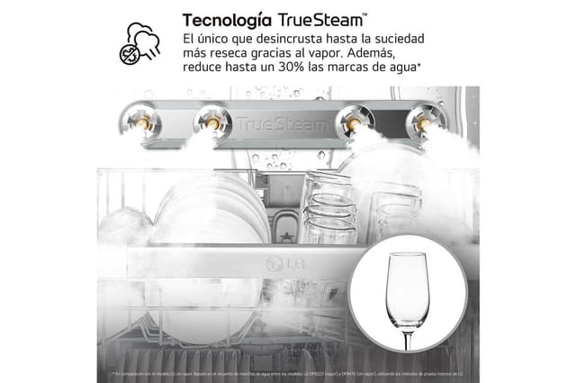 Thumbnail 5 de LG DB375TXS Lavavajillas integrable A, QuadWash Steam 🎛
