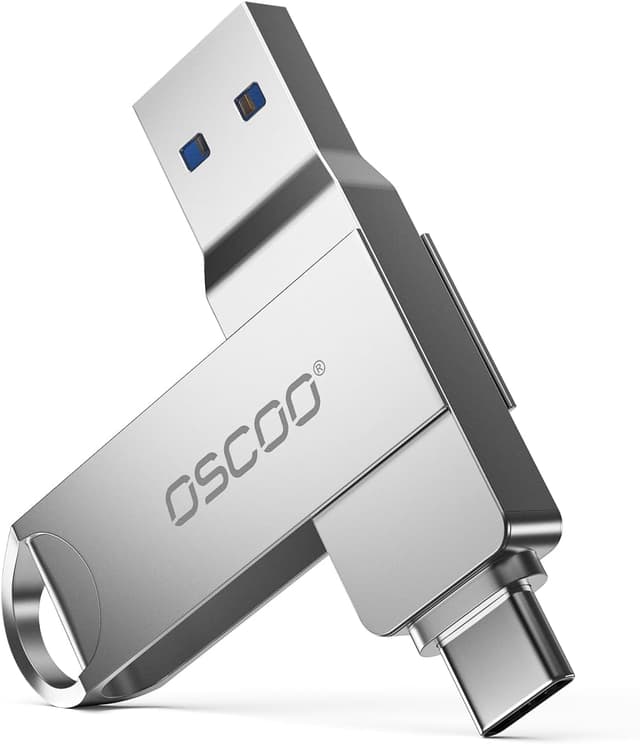 Detalle de OSCOO 32GB USB 3.1 dual USB-C USB-A drive