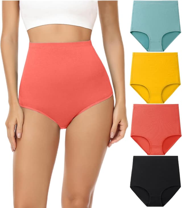 Imagen de Wirarpa Women's Cotton Knickers 4 Pack en OfertitasTOP