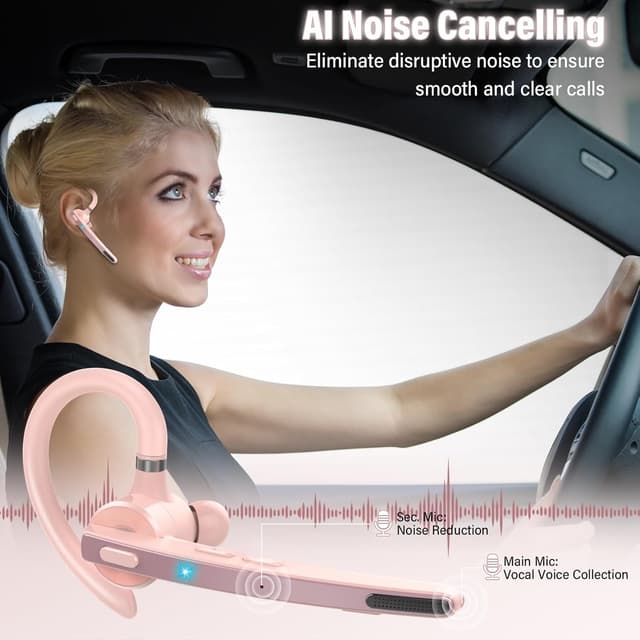 Detalle 2 de Thunelec Bluetooth Headset 5.3 mit 90 Std