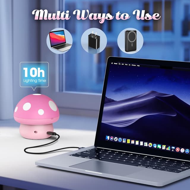 Thumbnail 4 de iKidiki Unicorn Night Light Projector for Ages 2–6