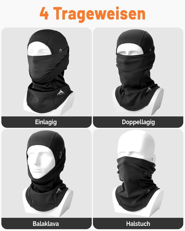 Thumbnail 5 de GXCROR Balaclava Sturmhaube winddicht & warm