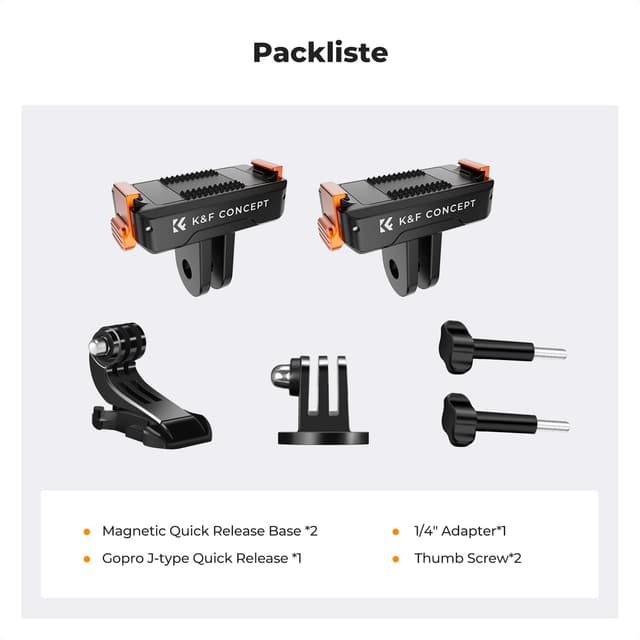 Thumbnail 6 de K&F CONCEPT Magnetische Schnellverschluss Adapterhalterung 2er Pack