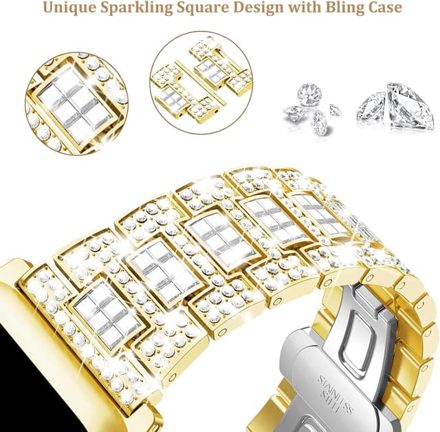 Thumbnail 4 de Mosonio Bling Apple Watch Band