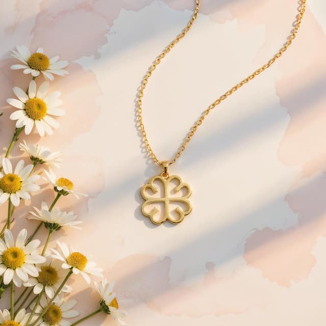 Detalle de Sofia Milani Damen-Halskette aus 925 Silber mit Kleeblatt-Anhänger (verstellbare Länge 43–46 cm)