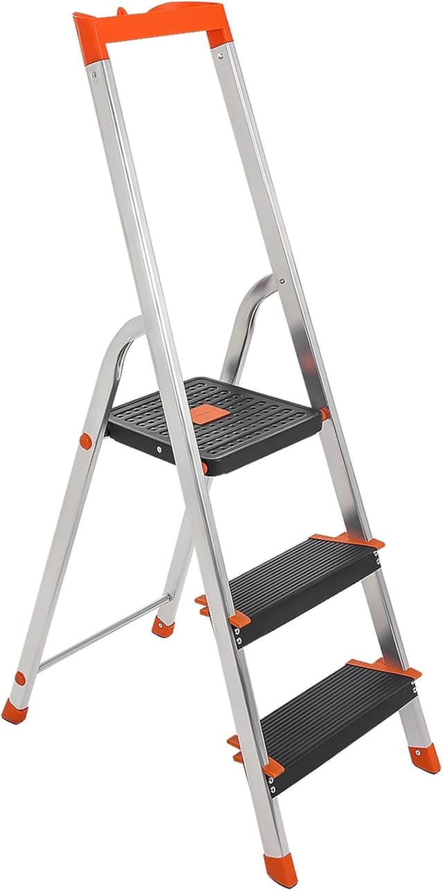 Detalle de SONGMICS Échelle 3 Marches aluminium 150 kg