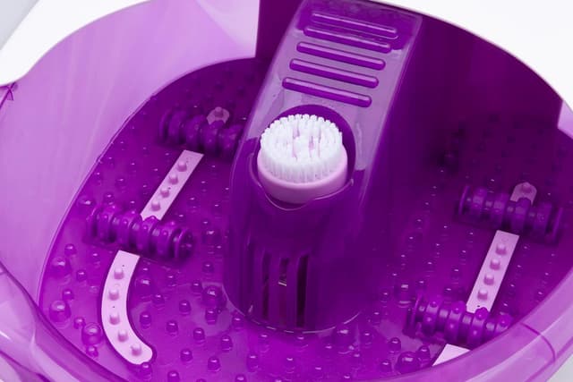 Detalle de Sensio Spa Luxury Heated Foot Spa Massager with Digital Temperature Control & Bubble Massage Rollers