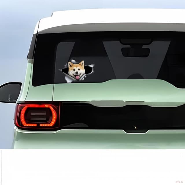 Thumbnail 5 de Autoaufkleber Akita Hund 15 cm