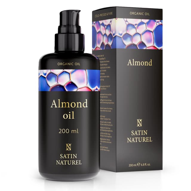 Imagen de Satin Naturel Bio Mandelöl kaltgepresst 200 ml – Haar- und Babyöl en OfertitasTOP
