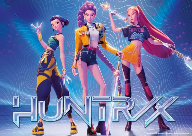 Detalle 2 de Buffalo Games “for The Fans” 500-Piece K-pop Demon Hunters Foil Jigsaw Puzzle