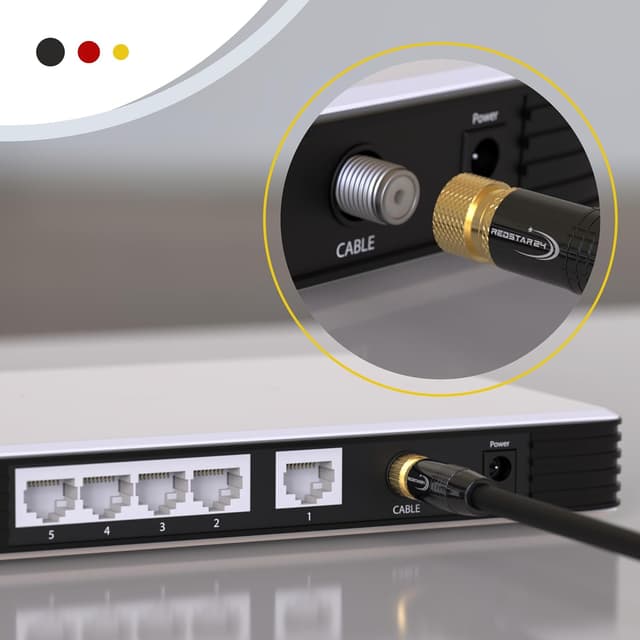 Thumbnail 4 de RedStar24 SAT Kabel 5 m Koaxial