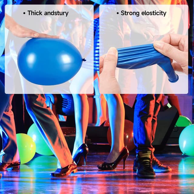 Thumbnail 3 de UV Neon Balloons 300 Pcs for Black Light