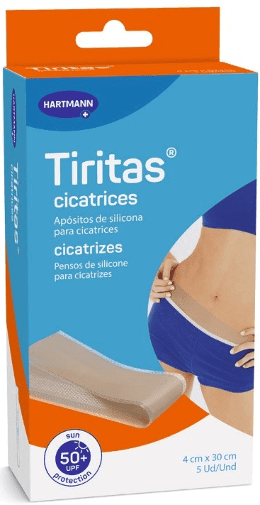 Imagen de Tiritas Cicatrices 4x30cm 5 uds 30 cm precortadas para cicatrices en OfertitasTOP