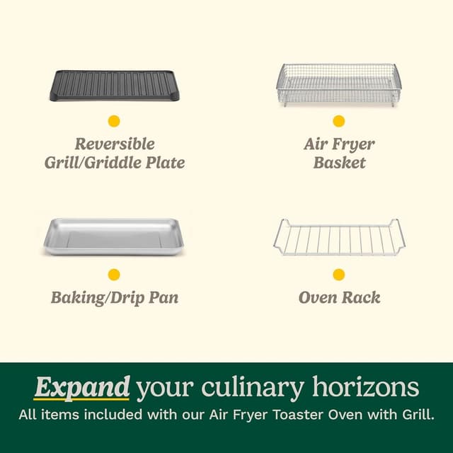 Detalle 1 de Cuisinart TOA-70NAS air fryer toaster oven 1800W