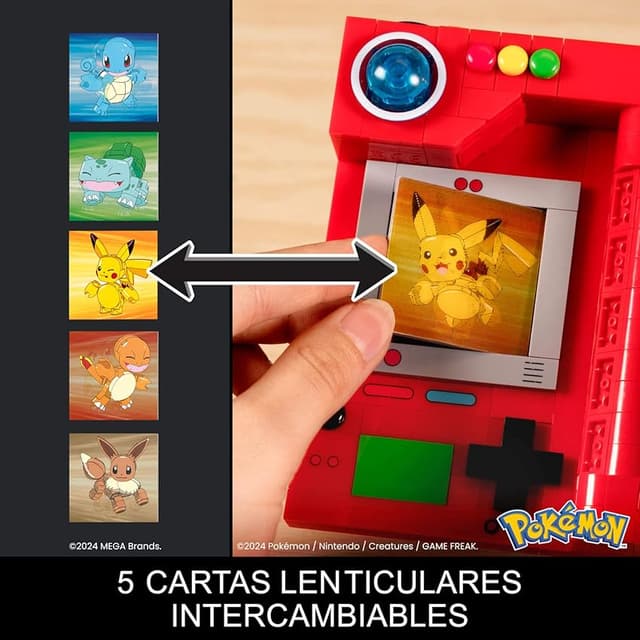 Thumbnail 3 de Mega Pokémon Kanto Pokédex Construcción con Luz y Cartas