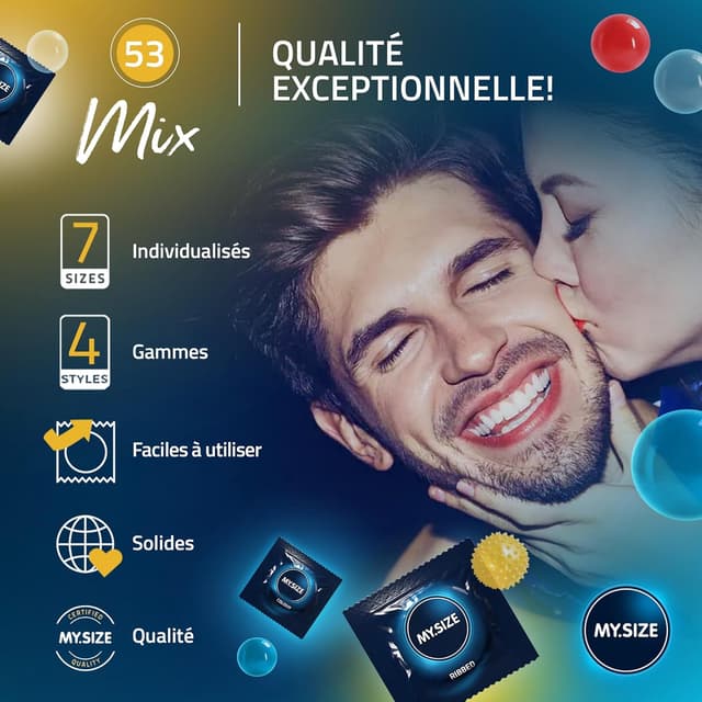 Thumbnail 5 de My.Size Mix taille 3 53 mm préservatifs