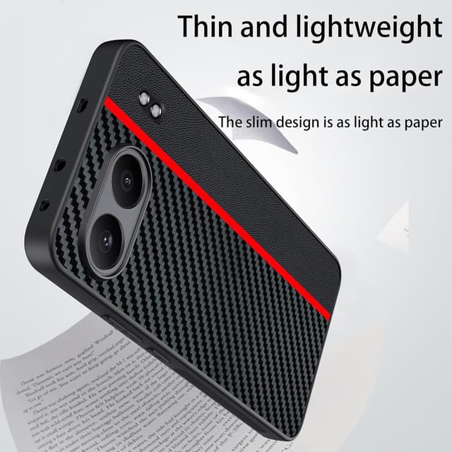 Detalle de FDHYFGDY Schutzhülle für OnePlus Nord 4 – ultradünner Kameraschutz mit PU-Leder-Optik