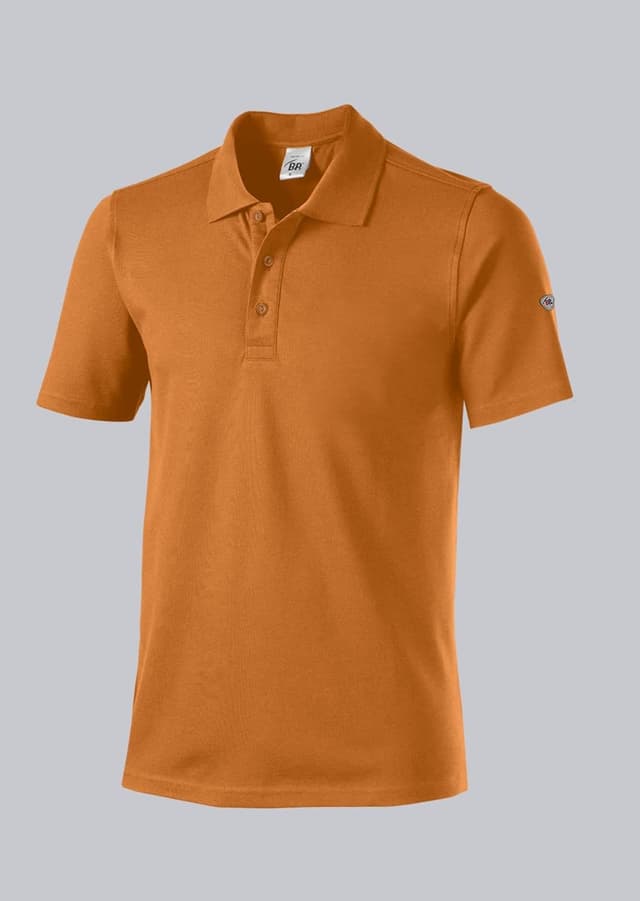 Detalle de Unisex-Poloshirt BP 1712-230-0116 in 2XL, 1/2-Ärmel, Stretch in Azurblau
