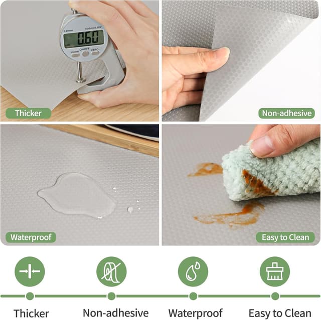 Detalle 2 de wohomuke Shelf Liner 44.5cm x 6m