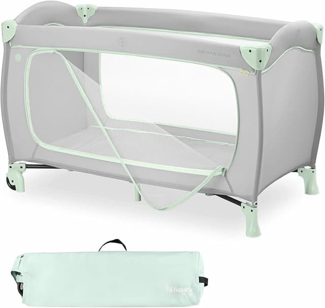 Imagen de Hauck Sleep N Play Go Plus Cuna de Viaje con Ruedas 🚼 en OfertitasTOP