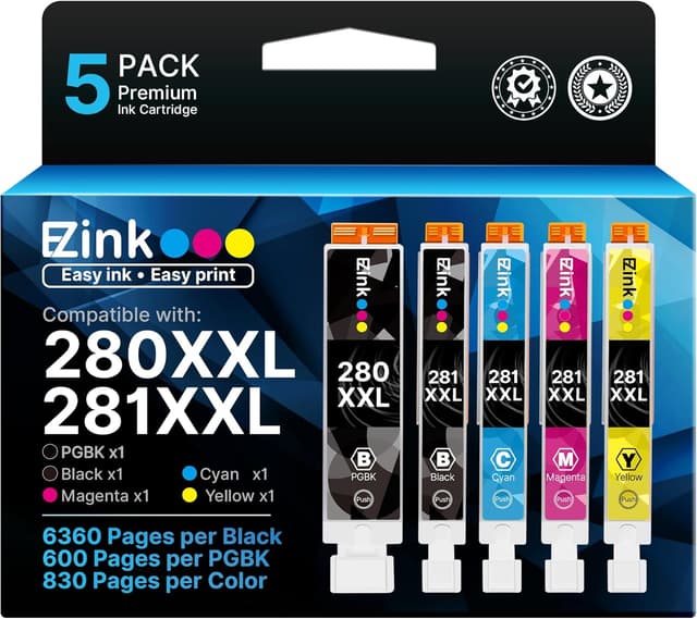 Detalle de E-Z Ink TR8620a ink cartridge 5-pack 🖨