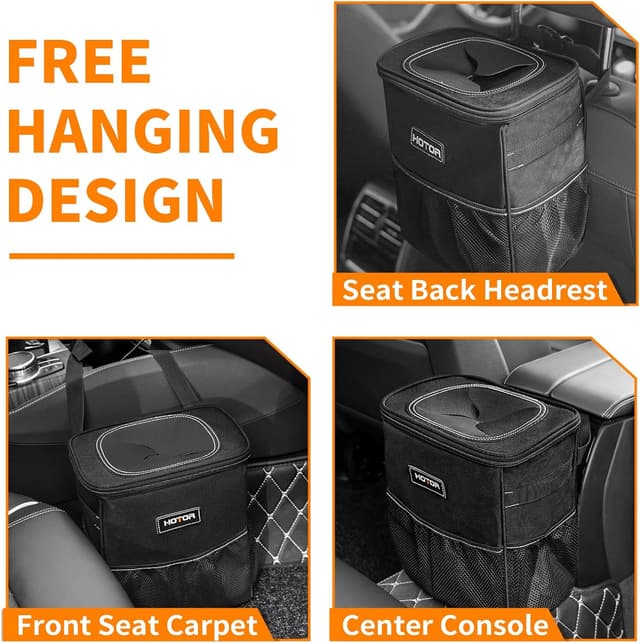 Thumbnail 2 de HOTOR Car Bin foldable leak-proof car rubbish bin