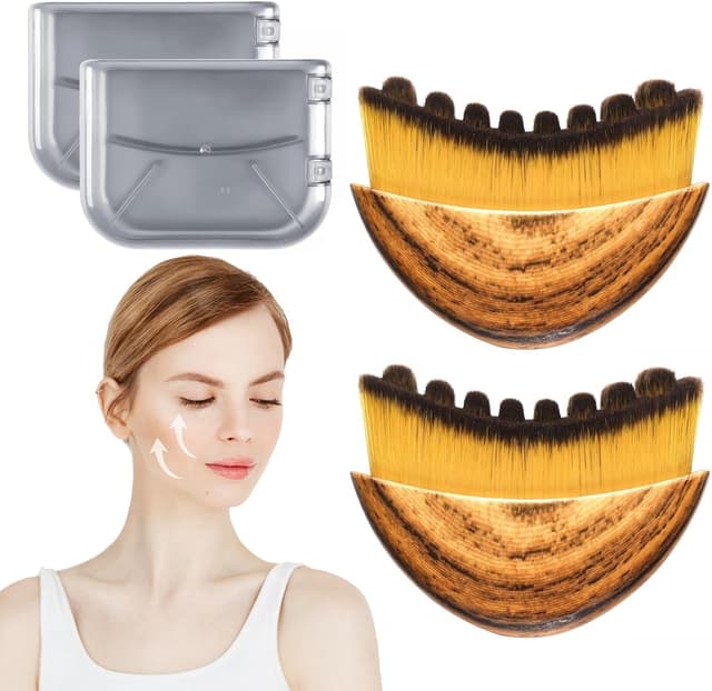 Imagen de 2 Stück Gesichtsbürste Set Lymphkontur en OfertitasTOP